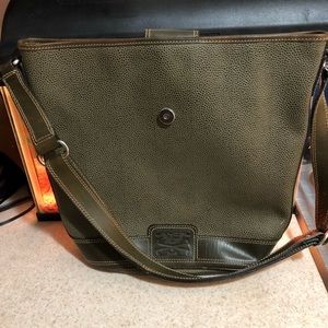 Lancel Paris pebbled leather